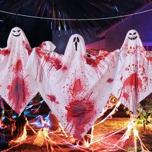 Décorations d'<span class=keywords><strong>horreur</strong></span> lumineuses et sanglantes pour Halloween/Pâques : Fantômes suspendus en plastique pour maisons hantées, salles d'évasion et bars en extérieur - Product Image 4