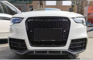 ชุดแต่งกันชนหน้าสไตล์ RS5 สำหรับ Audi A5 S5 B8.5 ปี 2012 2013 2014 2015 2016 พร้อมกระจังหน้าสีดำเงา - Product Image 5