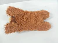 Peluche de vache des Highlands lestée avec sac intérieur amovible rempli de graines de lin naturelles et de lavande, jouet apaisant pour enfants