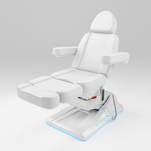 Table de massage électrique moderne et luxueuse pour salon, spa, soins du visage et esthétique, avec 3/4 moteurs réglables - Product Image 1