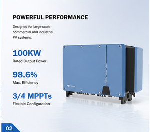 Inversor Fotovoltaico Solplanet ASW 110K LT de 110 kW, Entrada de 1000 V CC, Salida de 500 V CA, 400 V 50 Hz - Product Image 1