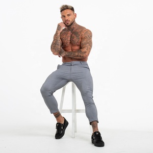 Nuovi stili comodi elasticizzati <span class=keywords><strong>neri</strong></span> a righe laterali grigiastro <span class=keywords><strong>pantaloni</strong></span> <span class=keywords><strong>pantaloni</strong></span> <span class=keywords><strong>pantaloni</strong></span> chino <span class=keywords><strong>Slim</strong></span> <span class=keywords><strong>Fit</strong></span> <span class=keywords><strong>uomo</strong></span> - Product Image 2