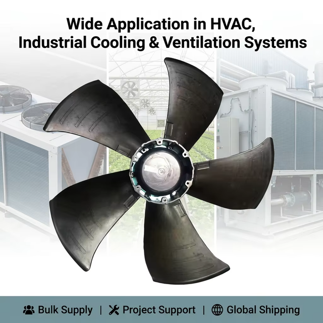 A3P550-EC137-201 220V 50/60Hz Commercial Kitchen EC Axial Oil Fume Purification Fan with Ball Bearing and Sheet Steel Blades
