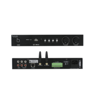 Amplificateur stéréo 4x60W avec Airplay DLNA pour campus scolaire, gymnase, salle de conférence, amplificateur 4 canaux