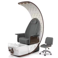 Pédicure électrique professionnelle de luxe portable haut de gamme moderne avec pompe de vidange sans tuyau pour salon de manucure et spa