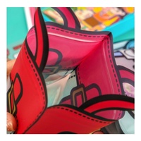 Mini sacs en mylar imprimés personnalisés 1g-28g pochette en plastique holographique à fermeture éclair douce au toucher pour enfants déodorant et stockage des aliments