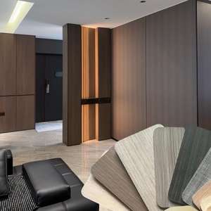 5mm/<span class=keywords><strong>8mm</strong></span> モダン防水屋外ホテル<span class=keywords><strong>PET</strong></span>大理石3D木目竹炭共押出壁パネルシート - Product Image 4