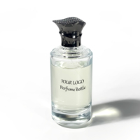 Fabricant de bocaux en verre avec couvercles, bouteille de parfum de luxe, bouteille cylindrique transparente d'huile d'olive, bouteille de parfum de 100ml