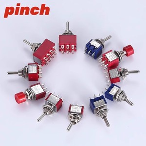 Interruptor basculante de 16 mm SPST 250V 5A con terminal de pin, encendido/apagado - Product Image 2