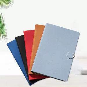 맞춤형 로고 도매 크리 에이 티브 다이어리 인쇄 A5 휴일 선물 가죽 레터링 간단한 노트북