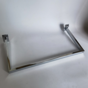 Metal <strong>Black</strong> Square <strong>Clothing</strong> Hanging <strong>Rails</strong> for Display in <strong>Clothing</strong> Stores - Product Image 4