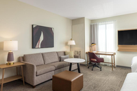 Lampe de chevet en céramique pour chambre King Queen, hôtel Kawell Zhongshan, avec port de charge USB sur la base, style Staybridge Suites