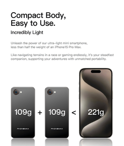 สมาร์ทโฟน Phonemax Q9 Mini หน้าจอ 4.0 นิ้ว HD ระบบปฏิบัติการ Android 14 ซีพียูแบบ Octa Core หน่วยความจำ 4GB+64GB RAM/ROM รองรับ CDMA และ LTE ชาร์จเร็ว - Product Image 6