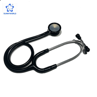 Écoute les organes internes, effectue l'auscultation de la poitrine, des poumons, du cœur, des intestins, stéthoscope professionnel à double tête