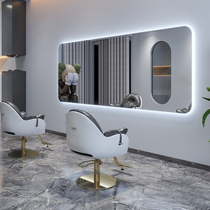 Espejo de Peluquería Portátil Moderno con Luces LED, Muebles de Salón, Barbería, Salón de Belleza, Spa, Peluquería - Product Image 4