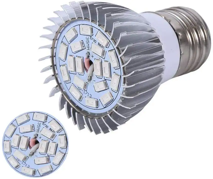 SHENPU ไฟเพาะพันธุ์พืช AC 85 - 265V 18W E27 Led Grow Light Bulb