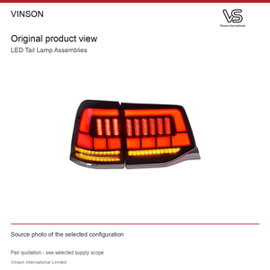Paires de feux arrière à LED pour Toyota Land Cruiser LC200 2016-2020 Configuration photographiée - Product Image 2