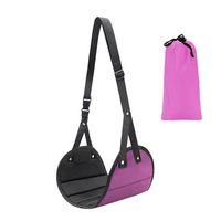 Hamac de repose-pieds réglable avec bande, essentiels de voyage pour avion et bureau, repose-jambes rembourré en mousse pour longs trajets aériens