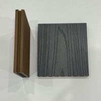 Tarima de Madera Compuesta Europea de Diseño Moderno, Coextruida, Ecológica, Resistente al Agua, para Exteriores, WPC