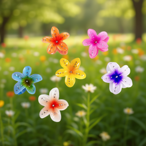 Fermagli per Capelli Zi Flower 8Cm in Plastica con Strass, Moda Donna per Uso Quotidiano - Product Image 2