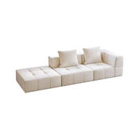 Ensemble de meubles de salon de luxe design moderne haut de gamme personnalisé canapés modulaires canapé sectionnel pour villa à usage domestique