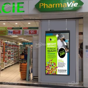 شاشة على الوجهين 360SPB شاشة عرض إعلانات متجر 43 بوصة شاشة رقمية لافتات - Product Image 6