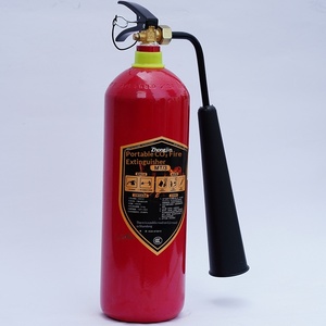 <span class=keywords><strong>Extincteur</strong></span> à dioxyde de carbone 5,8 kg, chariot portable CO2, certifié 3C, rouge, usage construction, garantie 1 an - Product Image 2