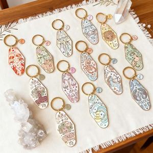 Llavero Personalizado de Aleación de Zinc con Constelación Zodiacal, Colgante Decorativo - Product Image 1