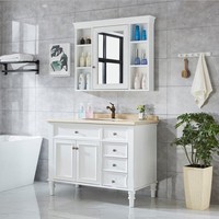 Divers modèles de meubles-lavabos de salle de bain sur pied avec vasques disponibles pour la vente en gros et la production sur mesure.