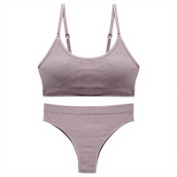 Özel Tasarım Kadın Seksi Push-Up Tam Kaplı Pedli Balensiz Destekli Tek Parça Fitness Crop Top Bikini Düz Günlük Kullanımlı Nefes Alabilen