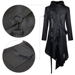Manteau cape gothique vintage pour homme, sans capuche, style médiéval, pour sorcier ou prêtre - Product Image 3