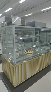 Équipement de réfrigération commercial XY - Vitrine réfrigérée pour crème glacée, boulangerie, café, pâtisserie, sandwichs, desserts - Product Image 4