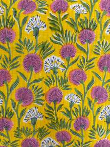 Bolso Tote Acolchado de Algodón con Estampado a Mano, Bolso de Hombro para Compras, Bolso Tote Geométrico Multicolor con Forro de Algodón Floral Jaal - Product Image 6