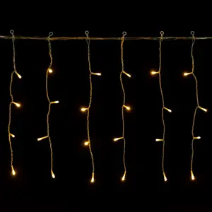 Luci a stringa piatte da incasso, alimentate a 3 batterie AA, bianco caldo, 5m x 0.4m, ideali per decorare eventi e creare atmosfera - Product Image 2