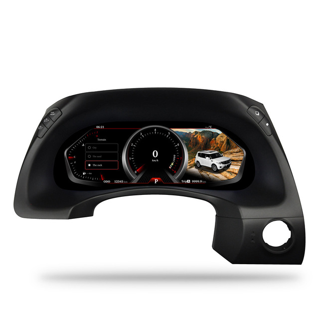 DOS Car Digital Dashboard Speedometer Display for Nissan Patrol Meter Y62 2015-2021 LCD Instrument Panel