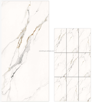 Dalles de porcelaine polies 120x60 résistantes aux acides, carreaux de sol en marbre vitrifié Lanka Fliesen Carreau Rex Ceramiche pour fond de salon
