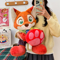 EZBABY Nouveauté Créative Zootopia Judy Carrot Assise Peluche Courte Mignonne Nick Popsicle Animal en Peluche Saint-Valentin