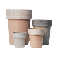 Samit Rétro Roman En Pot Succulent Rose Vert Plante Épais Vert Lierre En Plastique Pot De Fleur