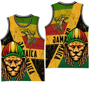 Drapeau jamaïcain motif colibri sport sans manches débardeur livraison directe produits 2023 football uniforme sortie d'usine <span class=keywords><strong>maillot</strong></span> - Product Image 4