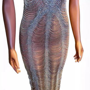 Tenue d'anniversaire robe de <span class=keywords><strong>cocktail</strong></span> dos nu perles gland robe modeste vêtements pour femmes robe de soirée - Product Image 4