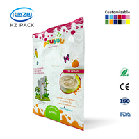 Sachets alimentaires personnalisés à trois soudures thermiques, étanches à l'humidité, en CPP/PE/PET pour l'emballage de chips, frites, pop-corn et aliments pour animaux de compagnie