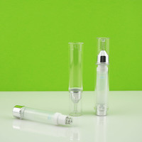 Seringues vides de 5 ml, 10 ml, 15 ml, flacon pour crème pour les yeux, sérum, tube, emballage, seringue cosmétique jetable en plastique sans air