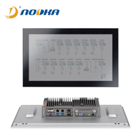 Nodka PC industriel tout-en-un avec écran tactile capacitif de 21,5 pouces, processeur Intel Core I3-N305, sans ventilateur