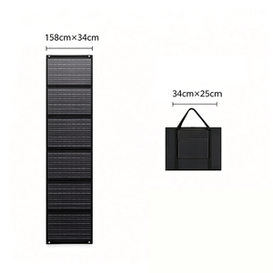 แผงโซลาร์เซลล์แบบพับได้ Alecter 90W โมโนคริสตัลไลน์ 18V DC พร้อมพอร์ต USB DC สำหรับชาร์จไฟแบบพกพา เหมาะสำหรับการเดินป่ากลางแจ้ง - Product Image 5