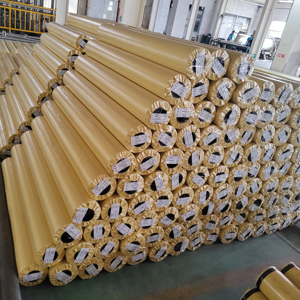 Consegna rapida 8oz 10oz striscione flessibile stampabile lucido 3.2*50m rotolo bianco indietro per le elezioni politiche - Product Image 5