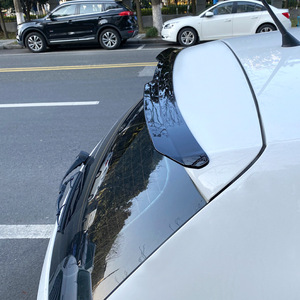 Volkswagen Polo MK5 6R 6C Rear <b>Wing</b> Piano Black ABS Ducktail Spoiler 2009-2017 - Product Image 1