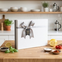 Boîte cadeau rectangulaire en carton gaufré, extra-large, avec couvercle et base, en matériaux recyclés et écologiques, pour vêtements d'anniversaire