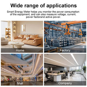 Tuya thông minh 80A Wifi năng lượng mét 1/2 kênh hiện tại biến áp kẹp cho năng lượng mặt trời PV hệ thống thời gian thực ứng dụng giám sát điện - Product Image 4