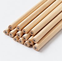 Crayons de 7 pouces en bois de peuplier, triangulaires, de qualité supérieure, avec logo personnalisé, emballage pour bureau, enfants, hôtel, FSC EN71