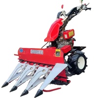 Petite faucheuse à herbe à haute efficacité avec moteur diesel/essence, pour la récolte du blé et du riz, avec butteuse